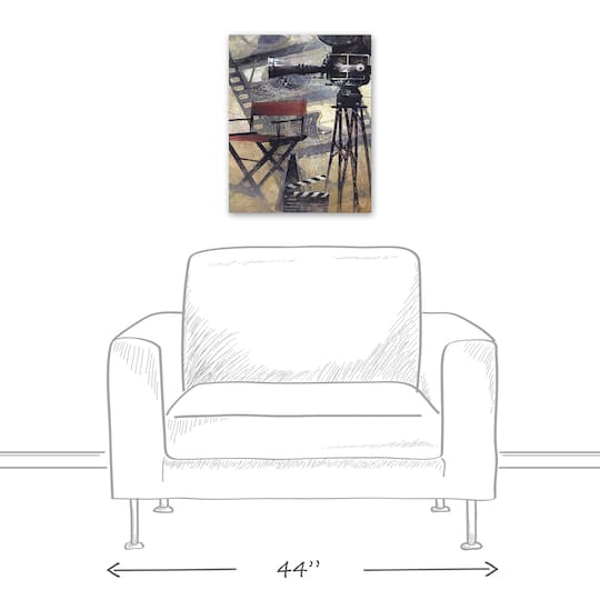 Camera In Production 16" x 20" Canvas Wall Art